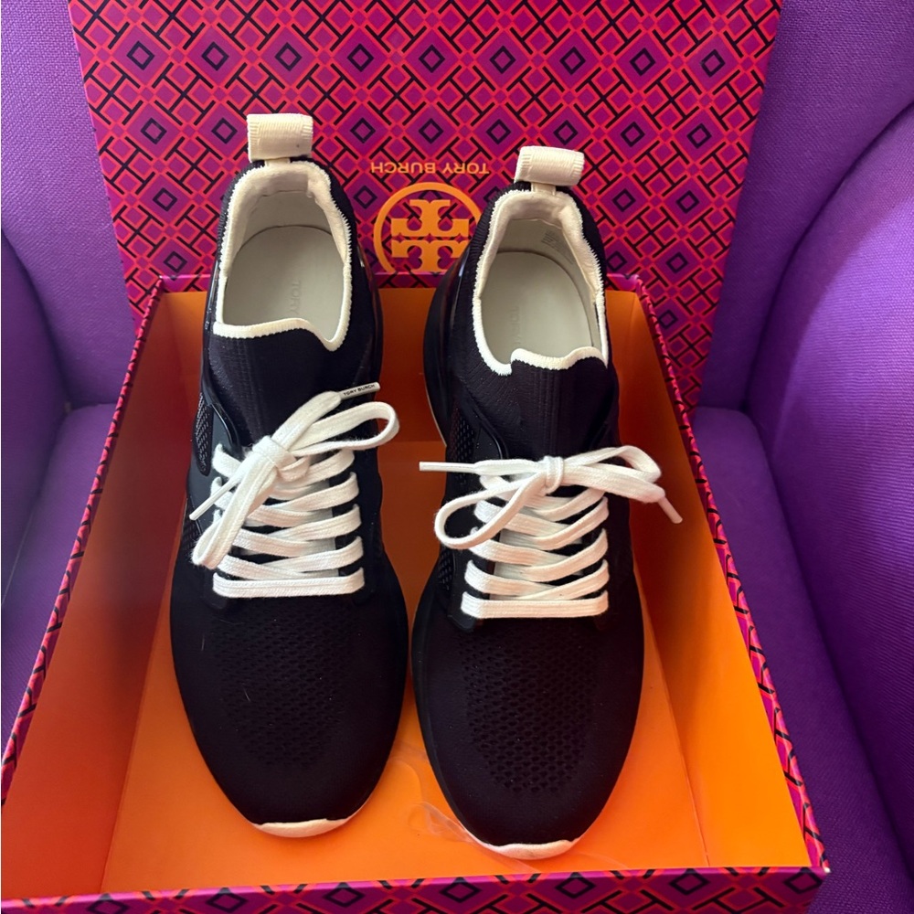 Tory Burch T Sock Runner Circular Knit - Double Knit Sneakers